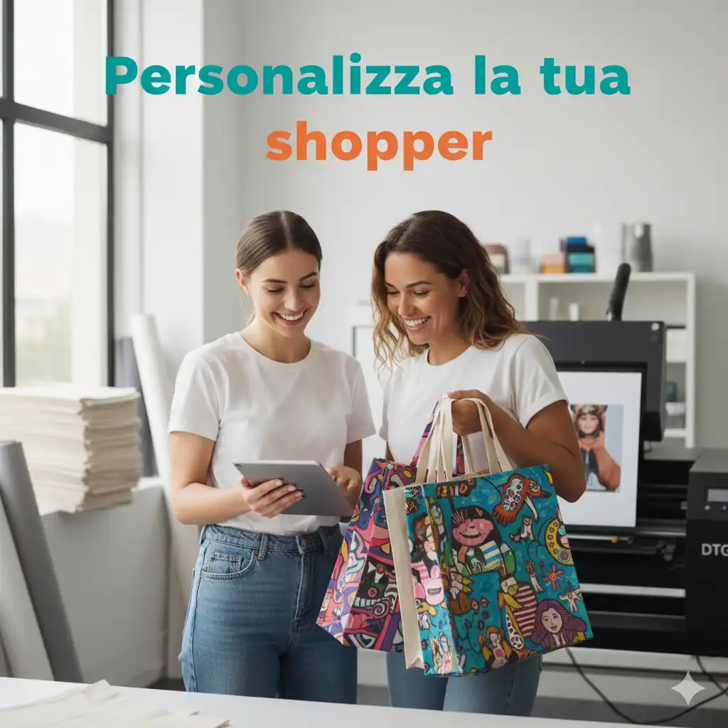 Borse shopper personalizzate