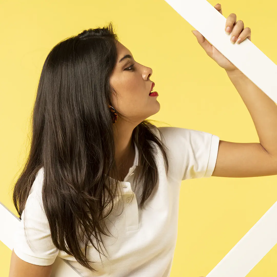 Polo in cotone Keya wps 180 donna colore bianco Polo in cotone personalizzata da donna colore bianco